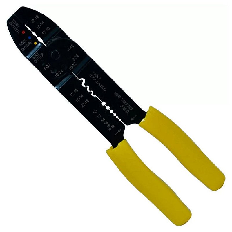 Alicate para Crimpar Terminais Elétricos HK-402 Hikari - Brama