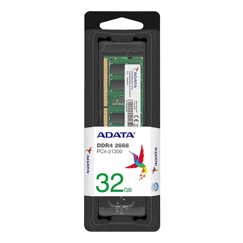 Memória Adata 32GB DDR4 Notebook - Processtec | Informática e