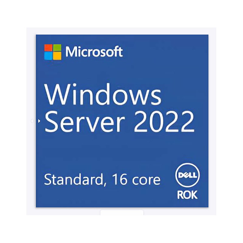 Dell Enterprise Windows Server Standard 2022 Rok Dell At 16 Cores ...