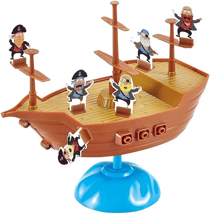 Brinquedo Navio Pirata + Quebra Cabeca + Jogo Memoria