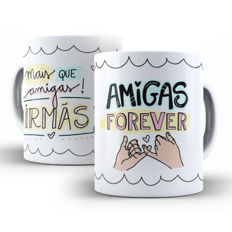 Caneca Best Friend Forever -  - Canecas personalizadas em