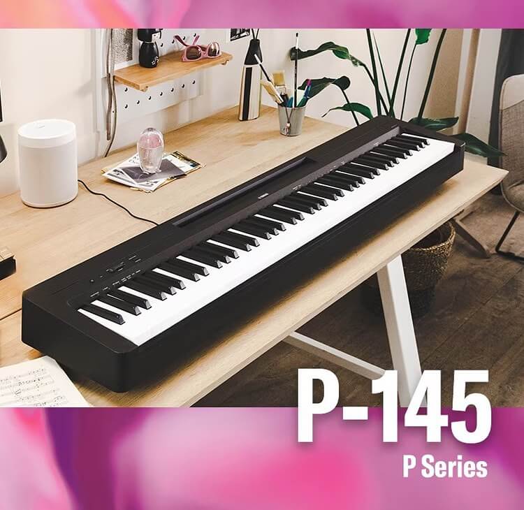 YAMAHA ヤマハデジタルピアノ P-145aB P-145 - Descrição - P Series - Pianos - Instrumentos Musicais