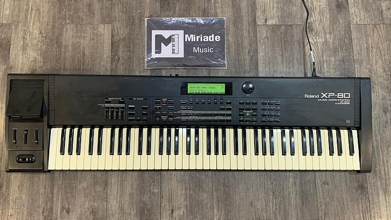 Teclado Sintetizador Roland XP 80 - Produto Seminovo - Miriade