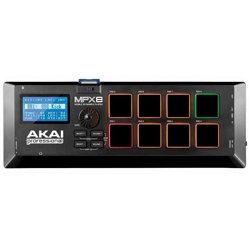 Applause A KAMAN MUSIC PRODUCT (8点セット) Controlador, Mixer e reprodutor de som Akai MPX 8 - Produto Novo