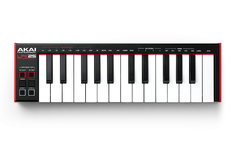 Controlador Akai LPK 25 MK2 - Produto Novo - Miriade Music - Os