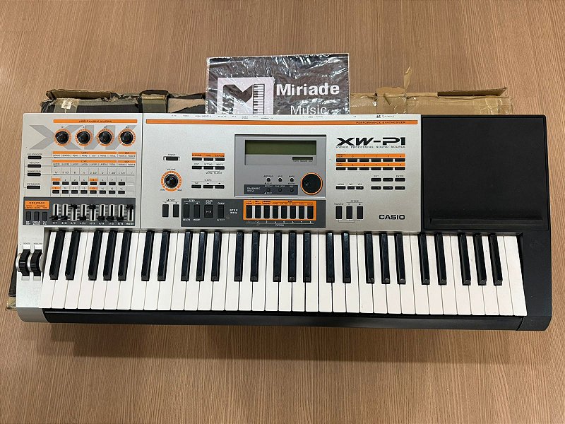Teclado Sintetizador Casio XW P1 + Caixa - Produto Usado - Miriade
