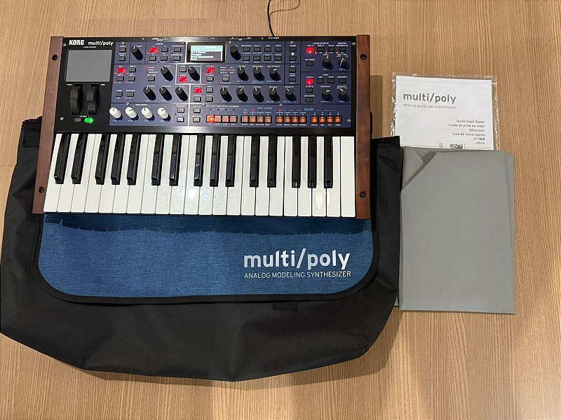 Sintetizador Korg MultiPoly + Bag Original Korg + Capa - Produto