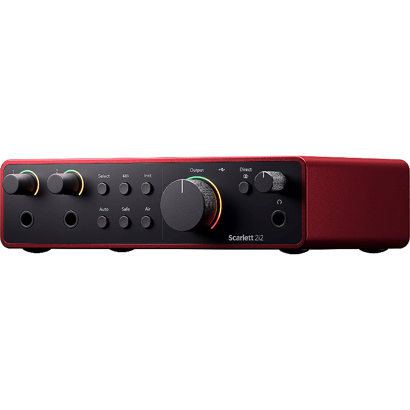 Interface de Áudio USB Focusrite Scarlett 2i2 4th Gen - Produto