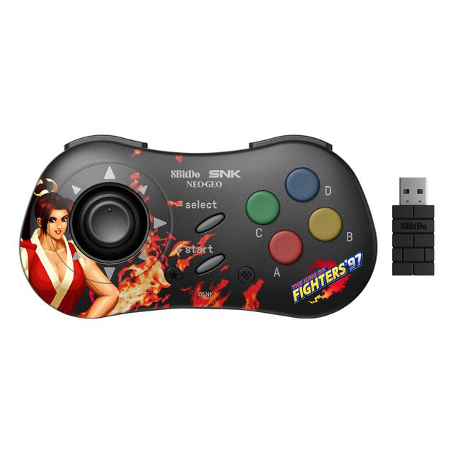 Controle Neo Geo sem fio 8Bitdo Edição Limitada Mai Shiranui