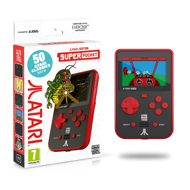 Console Portátil | Super Pocket Atari | Evercade | Loja Bitzz