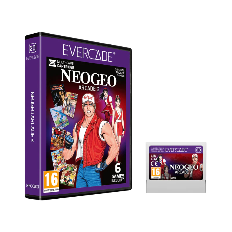 Cartucho Evercade | Neo Geo Arcade 3 | Pronta Entrega - Bitzz