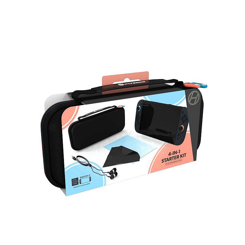 Kit Nintendo Switch 2 | Case Premium + Fones + Película - Bitzz
