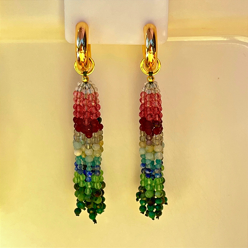 Brinco Chuva Mix de Pedras