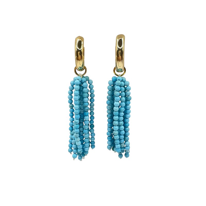 BRINCO CHUVA TURQUESA