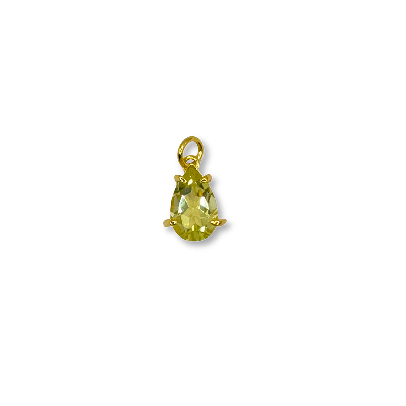 PINGENTE GOTA GREEN GOLD
