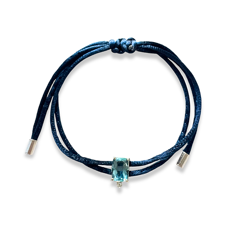 PULSEIRA GAIA TOPÁZIO SKY E MOISSANITE