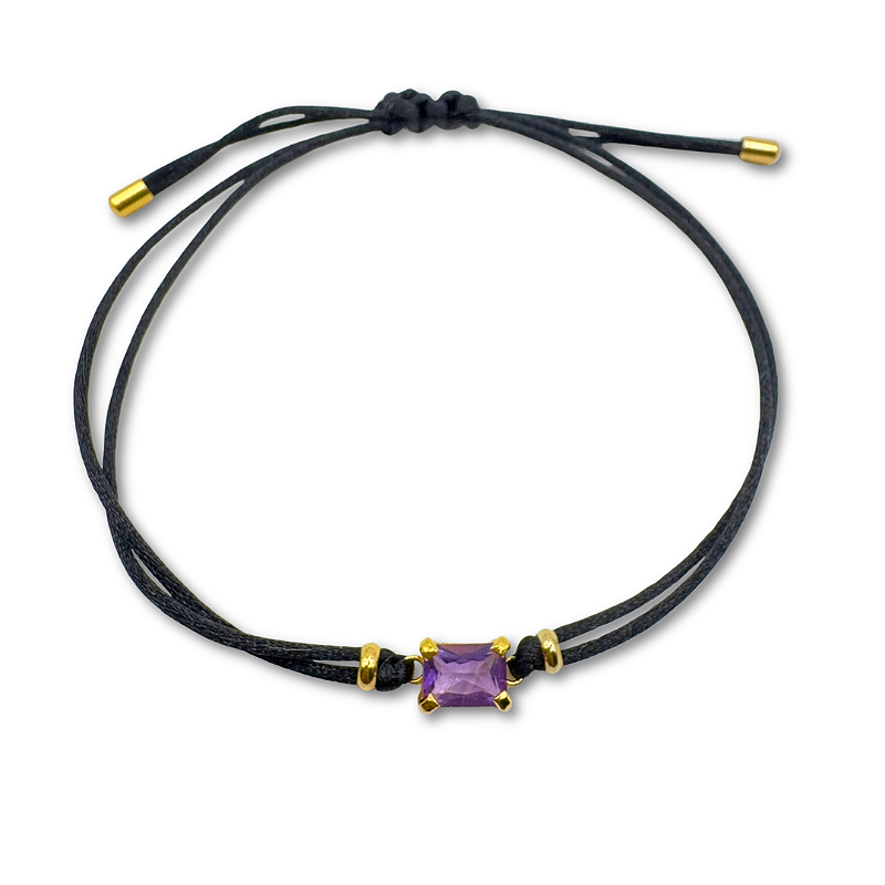 PULSEIRA GAIA AMETISTA BAGUETE