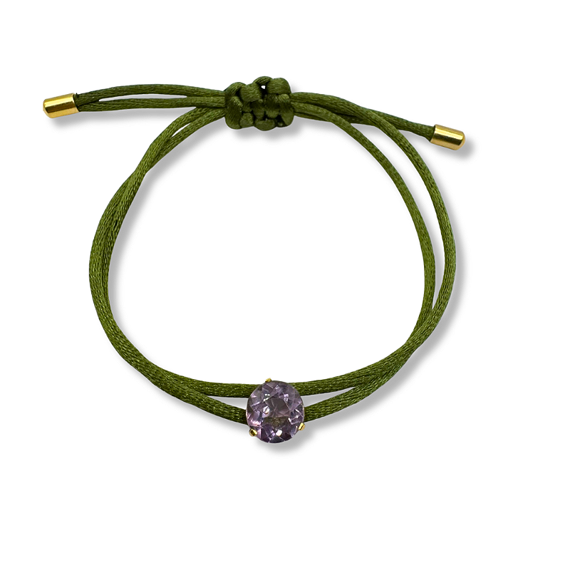 PULSEIRA GAIA AMETISTA DOURADA