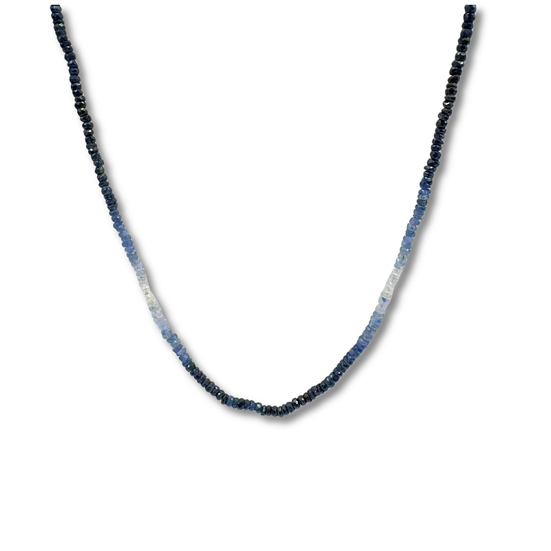 COLAR SAFIRA DEGRADÊ