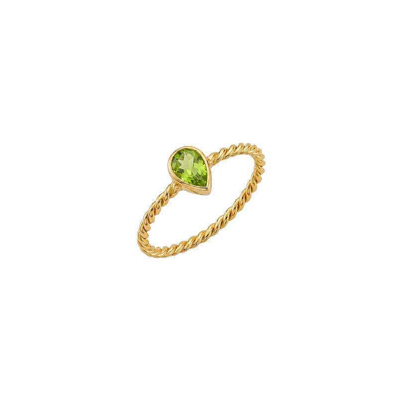ANEL MINIMAL DROP PERIDOTO