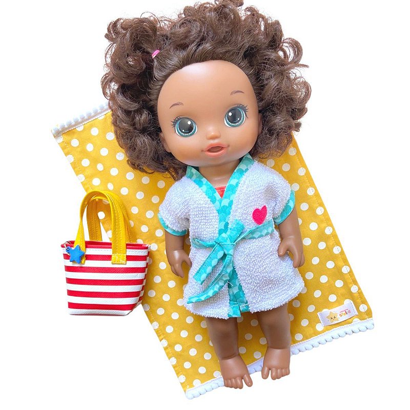 Roupa boneca Baby Alive Kit 5 peças Unicórnio - Pequena Stella