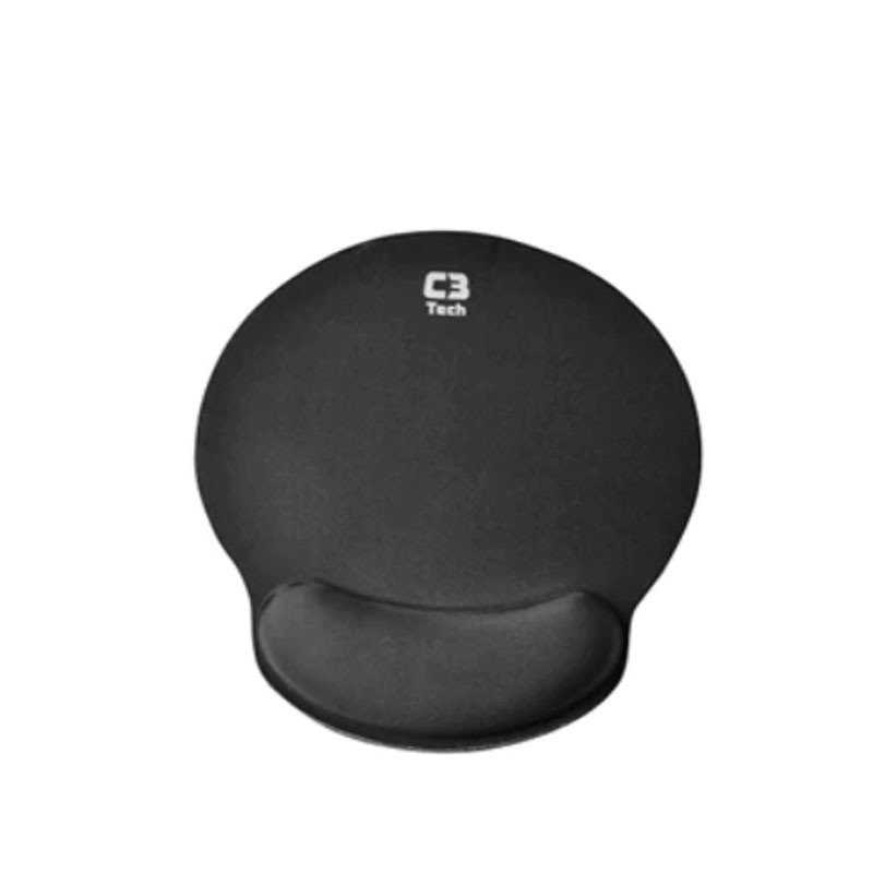 Mouse Pad Ergonomico C3Tech MP100 BK Crystal Informática