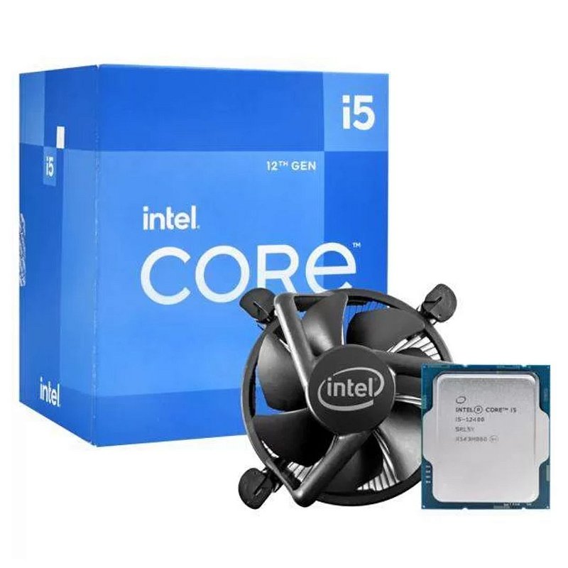 CPU Intel core i5 12400 Processador Intel Core i5 12400 2.5GHz - Crystal Informática