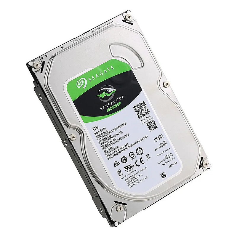 HD 1 TB SATA 3 Seagate Barracuda ST1000DM010 - Crystal Informática