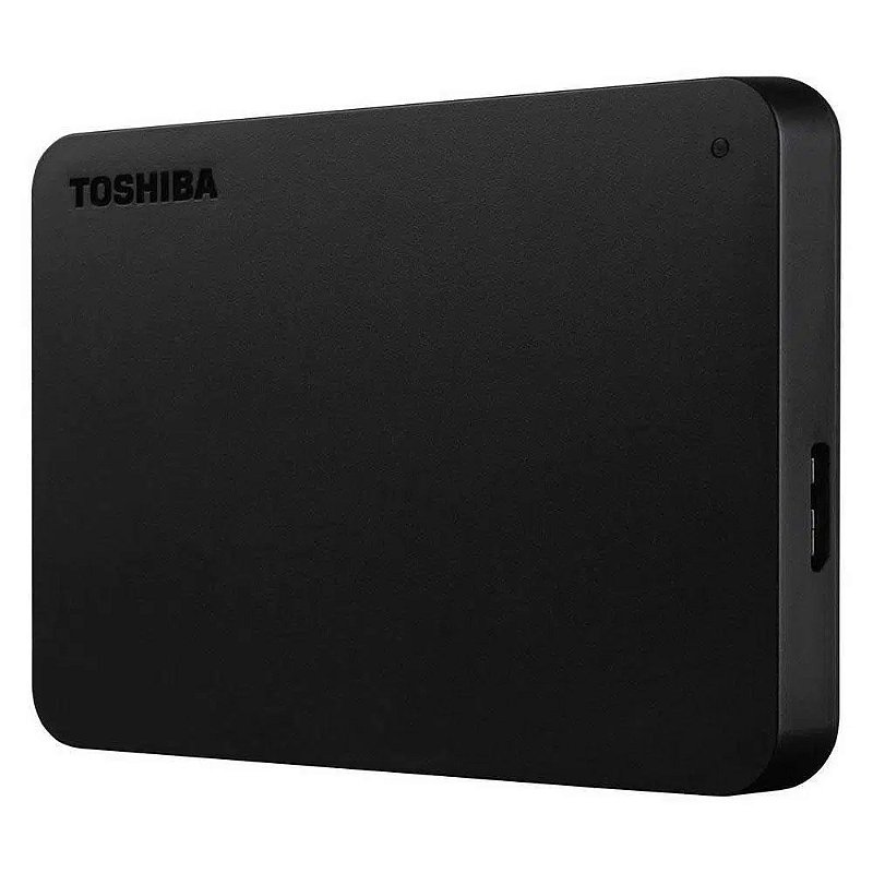 HD Externo 2TB Toshiba Canvio Basics - HDTB-420XK3A - Crystal