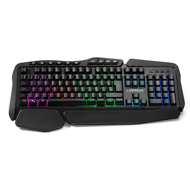 Teclado Gamer Ragnar Superfície em Metal Warrior TC222 - Crystal Informática