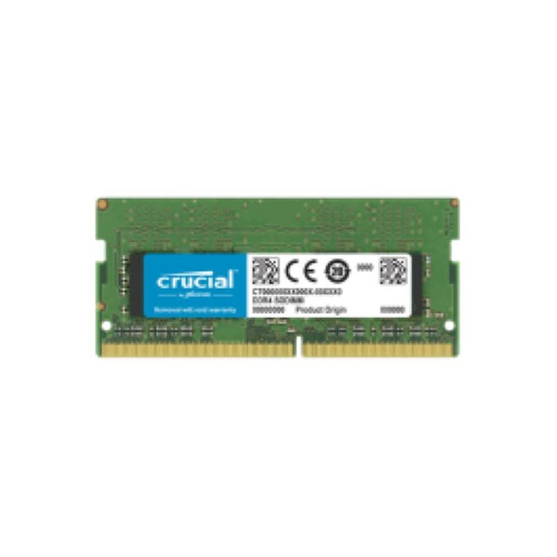 Memoria 32GB DDR4 3200MHZ SODIMM 1.2V Crucial Notebook - Crystal
