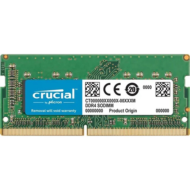 Memória 32GB Crucial DDR4 2666MHz SODIMM Notebook - CT32G4S266M