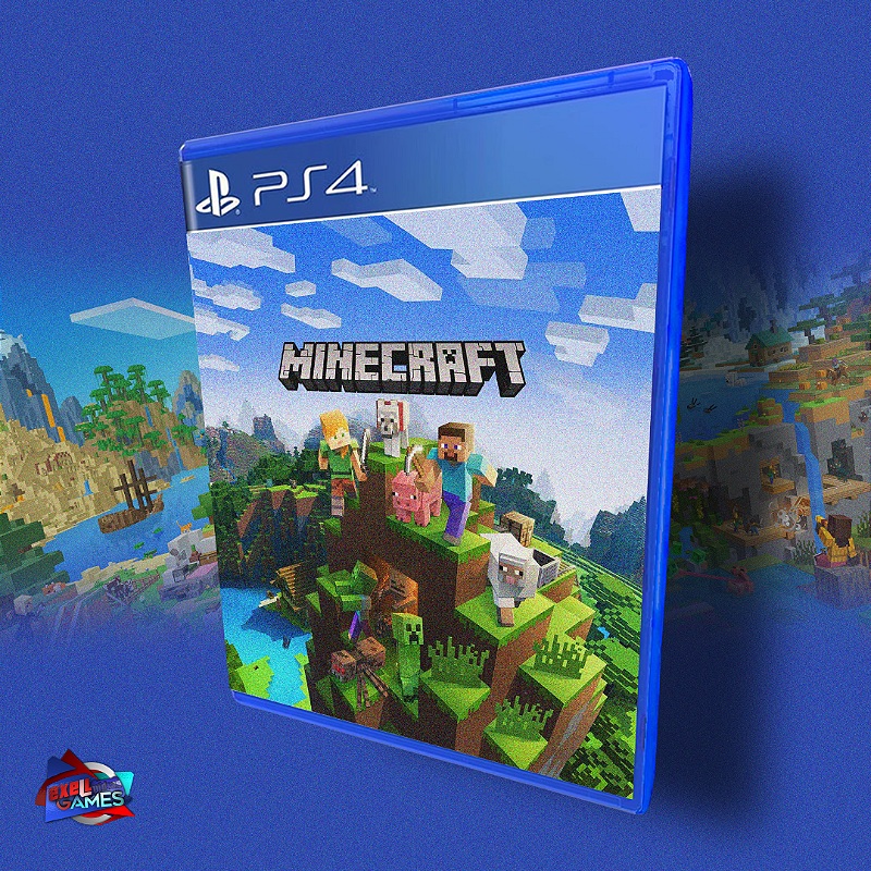 MINECRAFT - PS4 MÍDIA DIGITAL - Exell Games