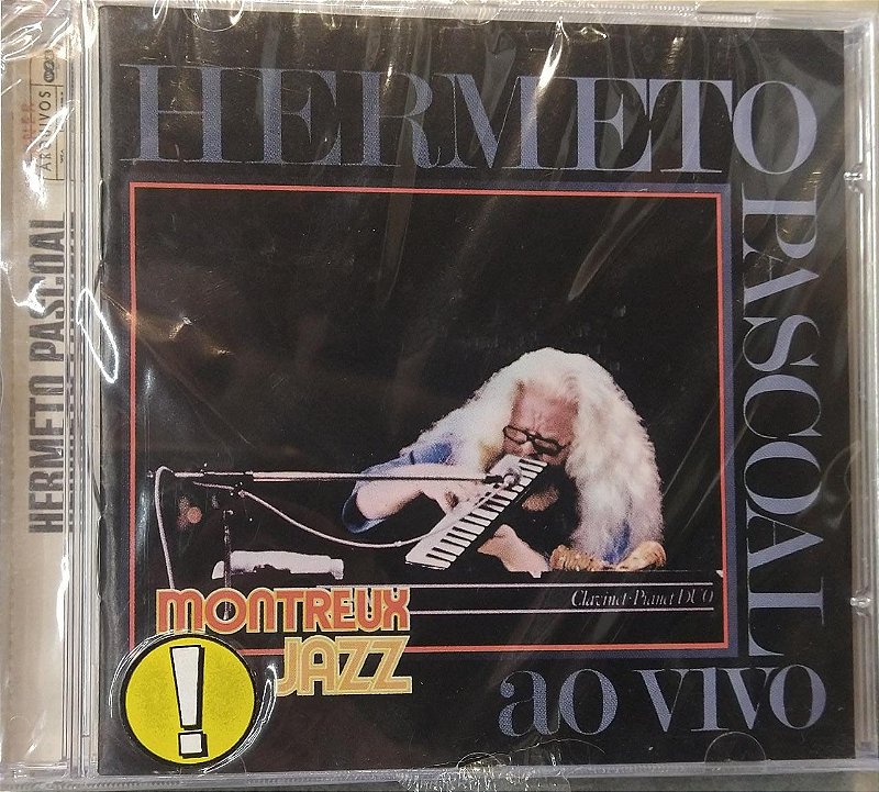 CD HERMETO PASCOAL MONTREUX FESTIVAL AO VIVO 1979 - NOVO