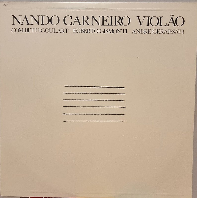 VINIL NANDO CARNEIRO -VIOLAO GISMONTI GERAISSATI LPC002 P 1983