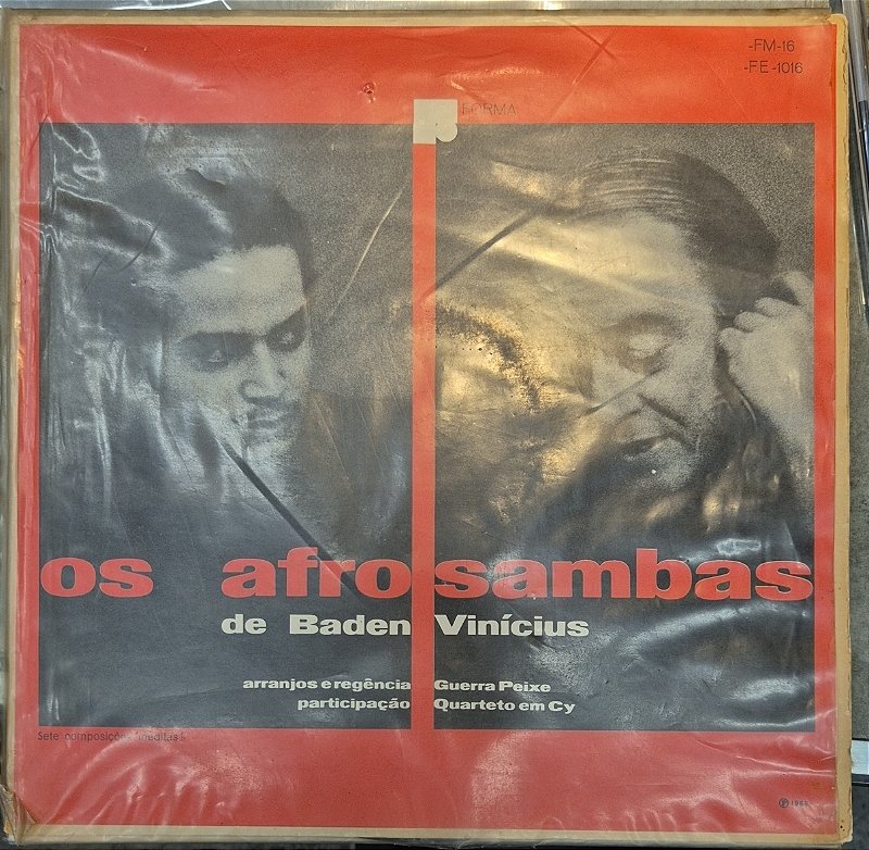 LP BADEN POWELL AFROSAMBAS 1966 Mono