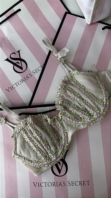 Sutiã Victoria Secret Renda 32C #progressiva - Beleza Pura Cosméticos
