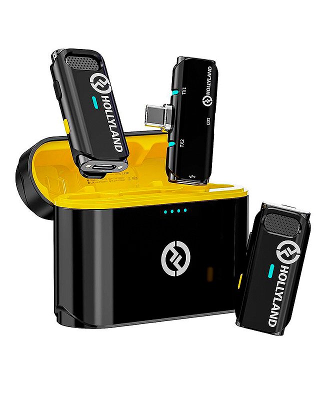 配信機器・PA機器・レコーディング機器 Hollyland LARK C1 Hollyland Lark C1 - Microfone Sem Fio Para Smartphone Android