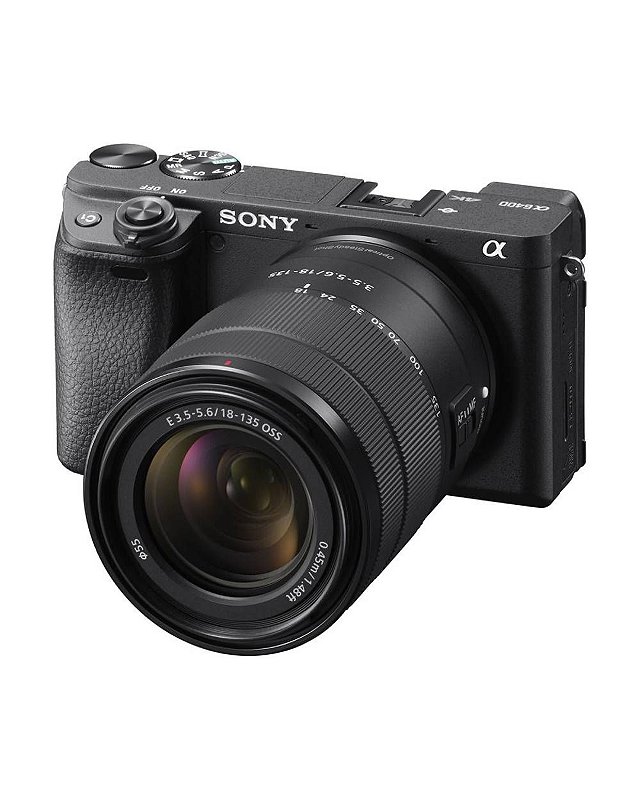 SONYa6400 セット Câmera Sony A6400 KIT 18-135mm F/3.5-5.6 Oss - Mais Store