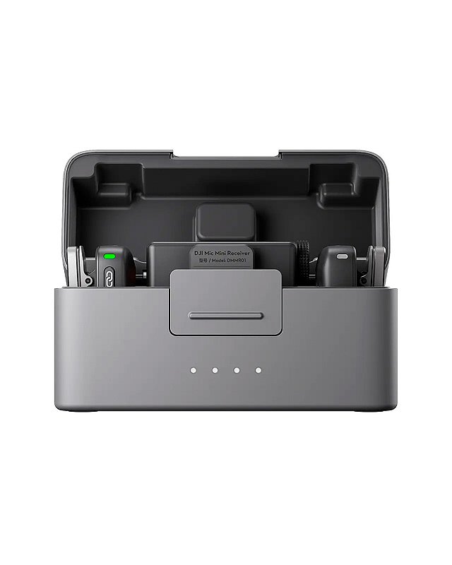 Microfone Dji Mic Mini (2 TX + 1 RX + Charging Case) - Mais Store