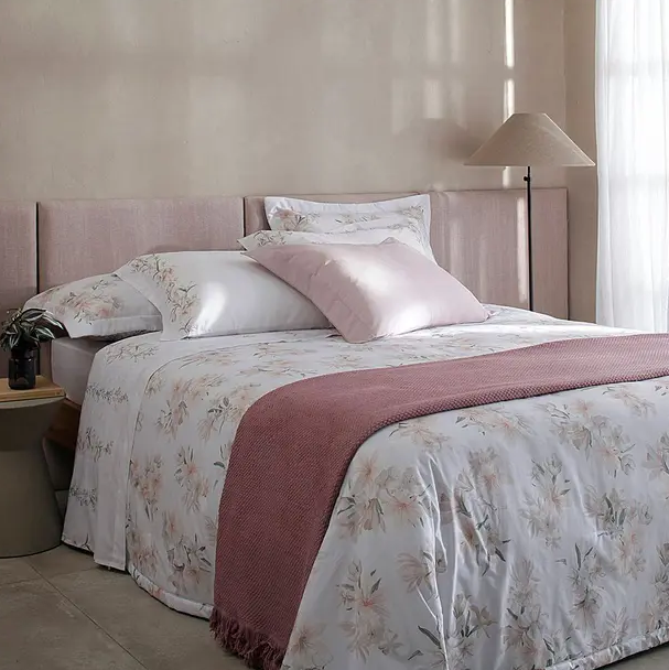 Jogo de Colcha Floral