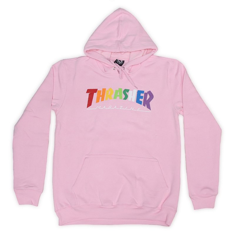 Rainbow thrasher hoodie sale