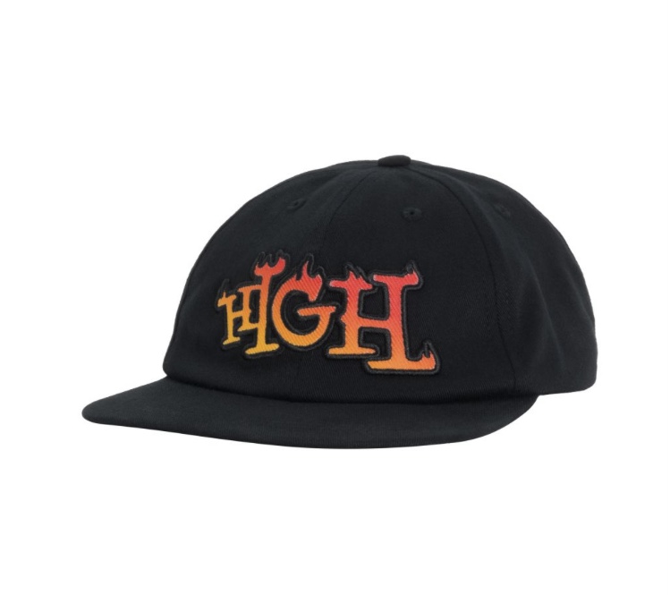 Boné HIGH 6 Panel Think Black - Store Pesadao