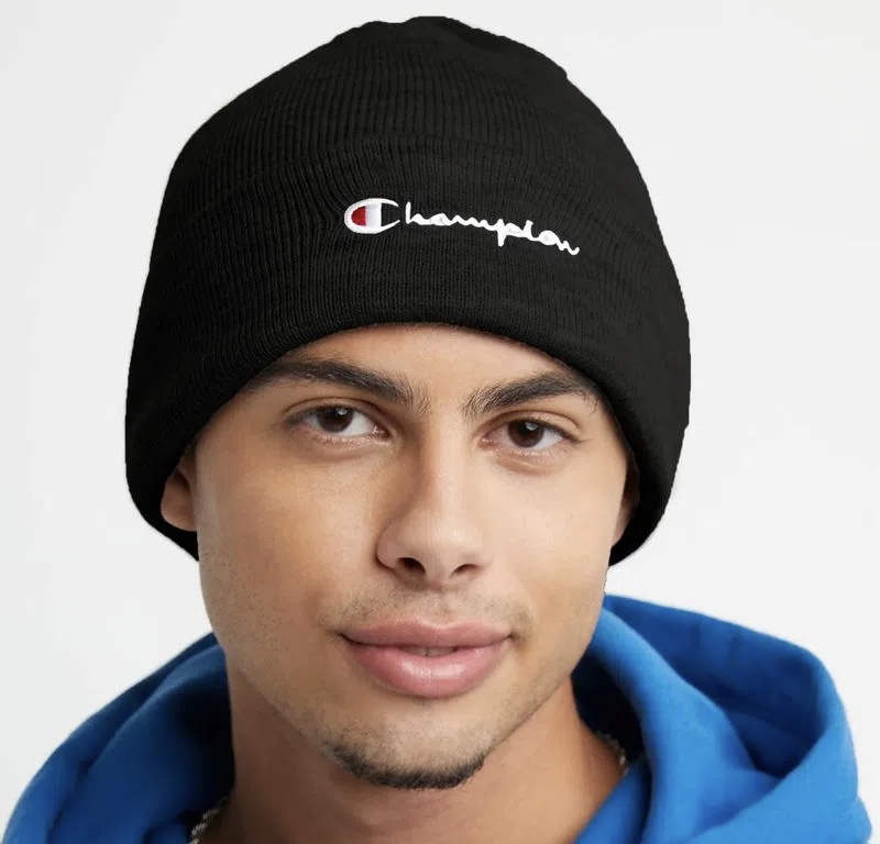 Gorro Champion Beanie With Cuff Black Store Pesadao
