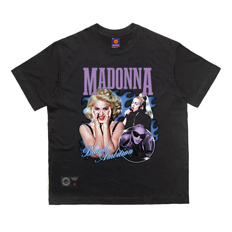 ※00s Madonna Music HMV/プロモ Tシャツ Lサイズ 25101403-frente-