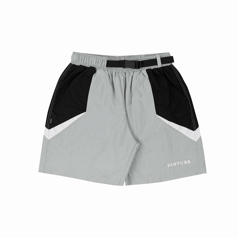 Shorts Disturb Sharp Nylon In Grey - Store Pesadao