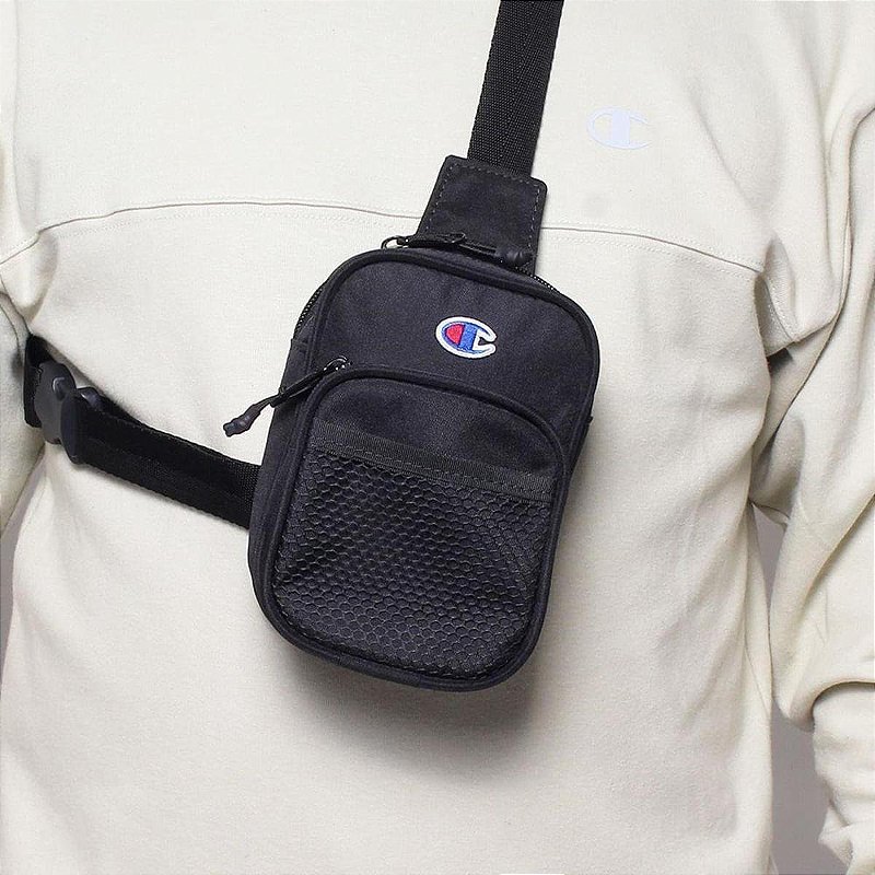 Shoulder Bag Champion Fit Script Black - Store Pesadao