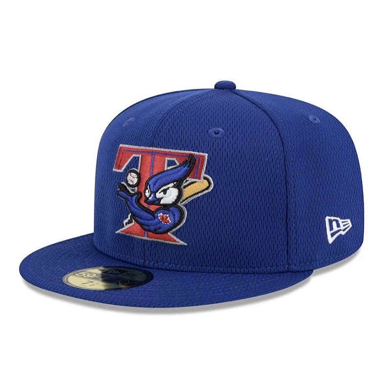 Boné New Era 59FIFTY MLB Toronto Blue Jayz Clubhouse 2025 Fitted