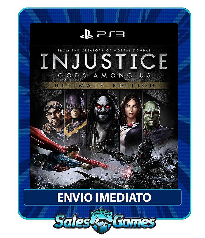 Injustice Gods Among Us - Ultimate Edition - Ps3 - Midia Digital ...
