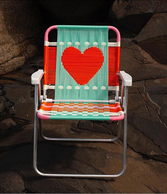 Cadeira Noflow Coração* Pingentes cobrados a parte